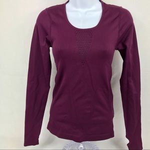 ✨NEW Fabletics Long Sleeve Stretch  Sz XS Purple